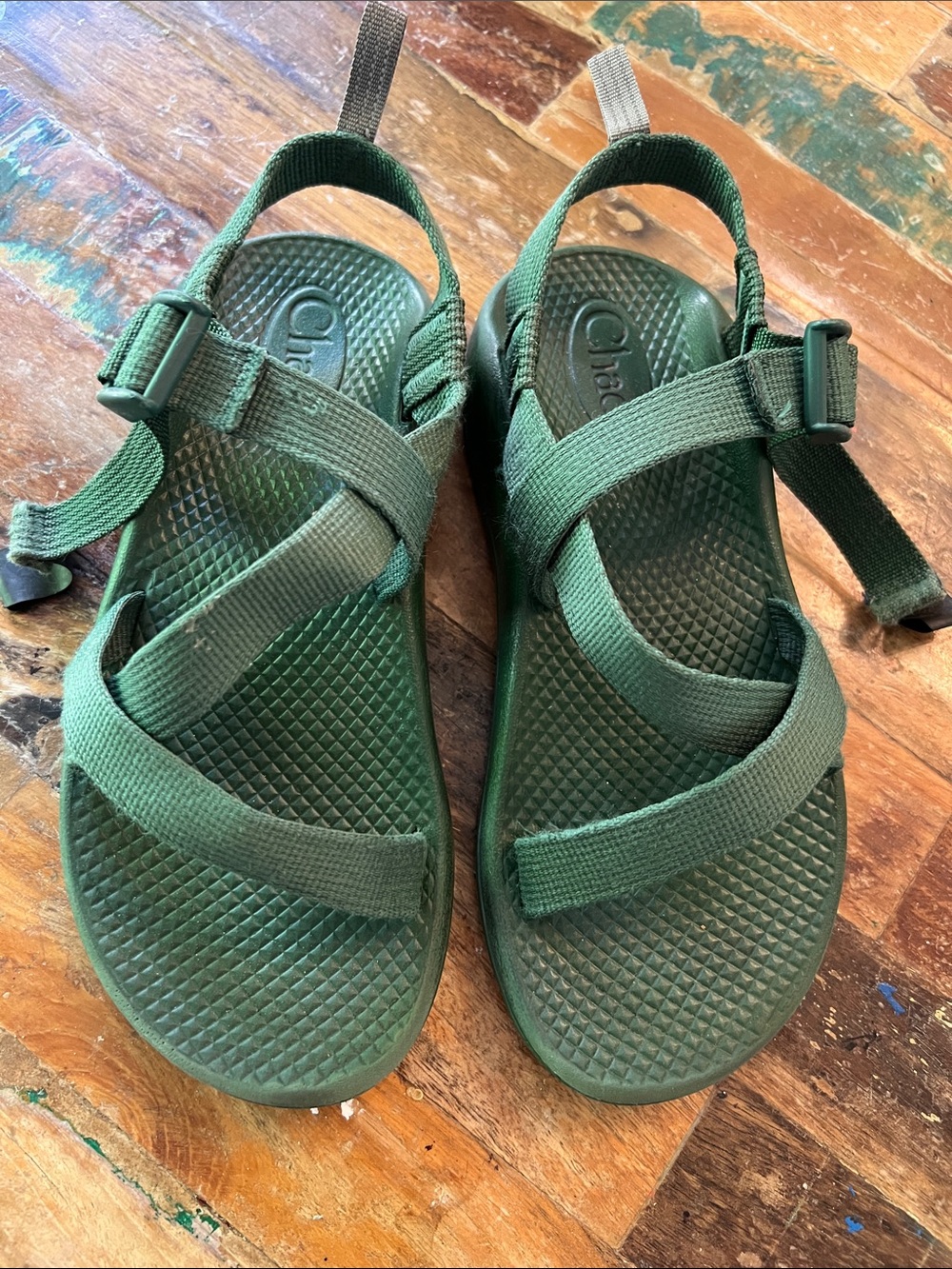 Chaco Kids Green Sandals